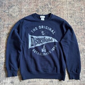 The Original Disneyland Blue Sweatshirt Walt Disney World Size Small